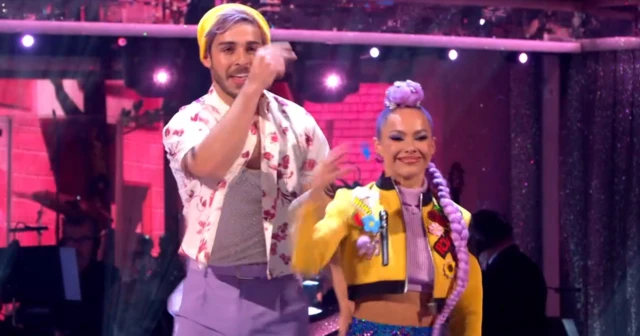 Geroge Clarke performing on Strictly