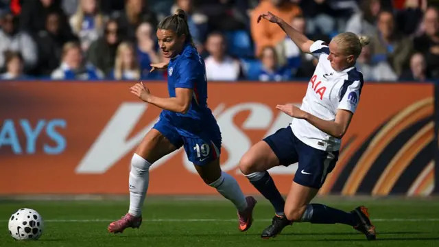 Chelsea v Spurs action
