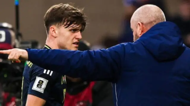 Ben Gannon-Doak and Steve Clarke