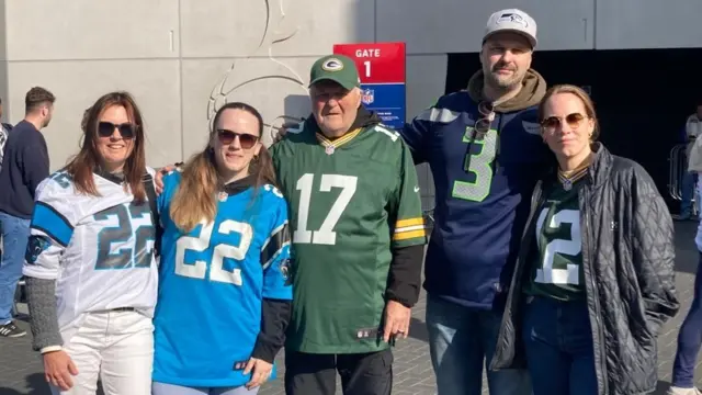 NFL fans in London