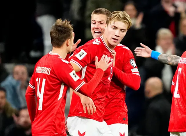 Denmark celebrate