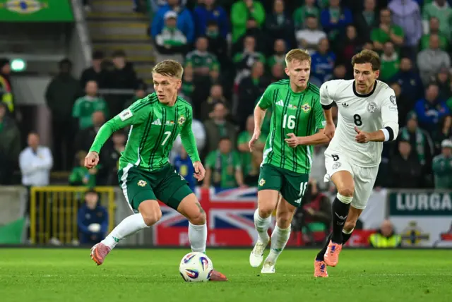 Ethan Galbraith taking on Germany