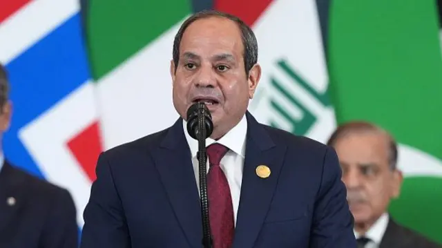 Sisi speaking into a microphone