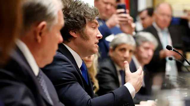 Javier Milei at the White House