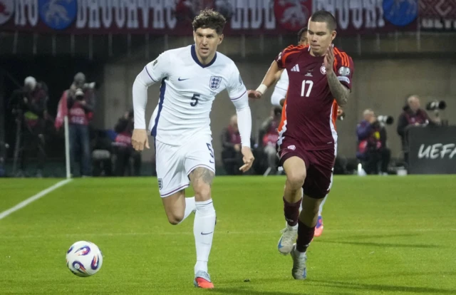 England's John Stones in action