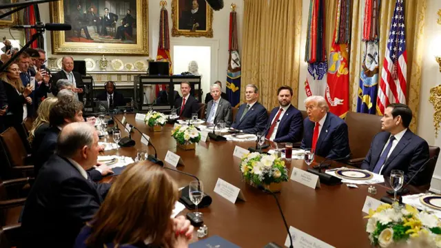 White House meeting with Trump and Milei