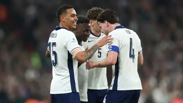 England celebrate