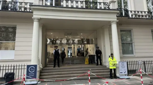 Exterior of the Covid inquiry venue