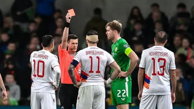 Barseghyan is sent off