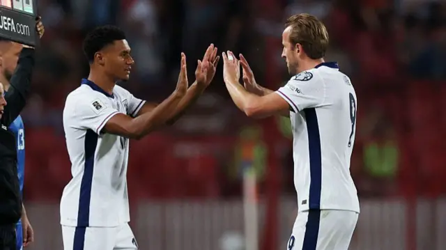Ollie Watkins and Harry Kane