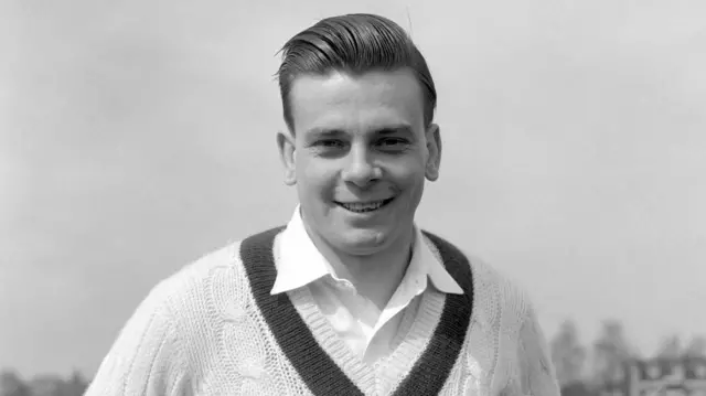 Dickie Bird as a young man in the late 1950s