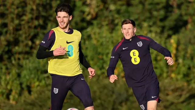 Declan Rice and Elliot Anderson