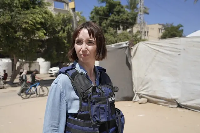 Tess Ingram, UNICEF Communications Manager for the Middle East and North Africa