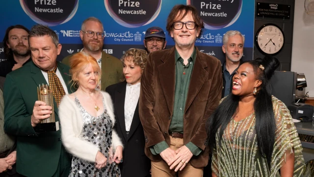 Pulp before the Mercury Prize award show