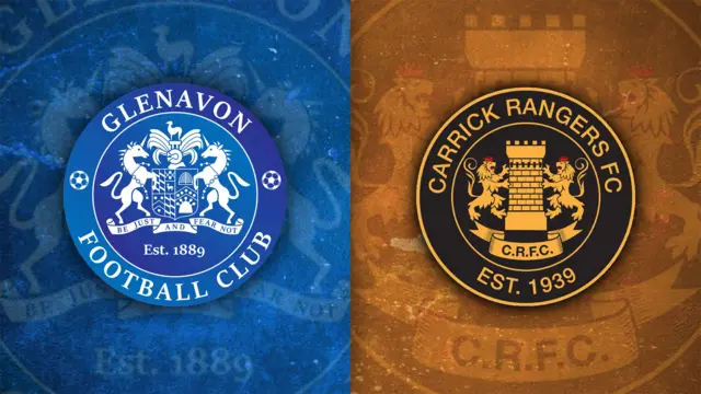 Team news - Glenavon v Carrick Rangers