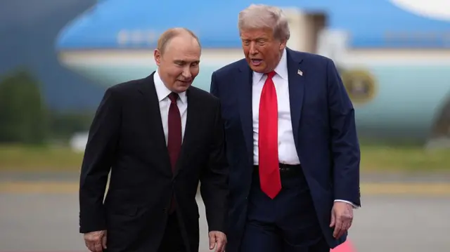 President Donald Trump and Russian leader Vladimir Putin