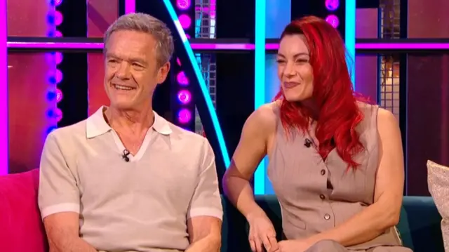 Stefan Dennis and Dianne Buswell in It Takes Two