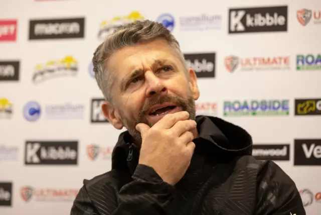 St Mirren manager Stephen Robinson