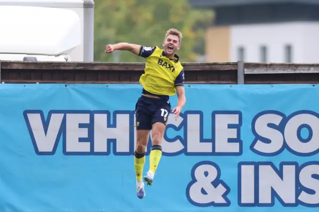 Oxford celebrate scoring
