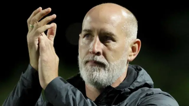 Larne manager Gary Haveron