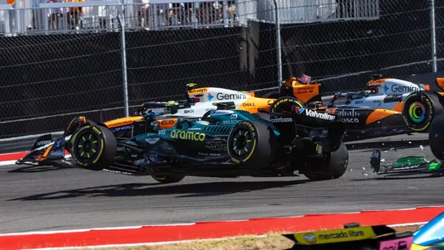 McLaren collision