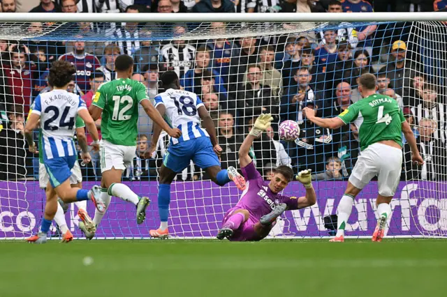 Danny Welbeck, scoring a goal