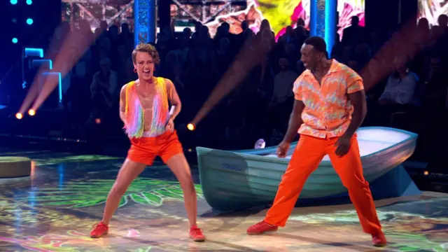 Jimmy and partner dancing