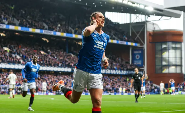 Aasgaard celebrates his goal
