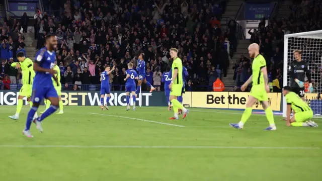 Aaron Ramsey celebrates his goal against Portsmouth
