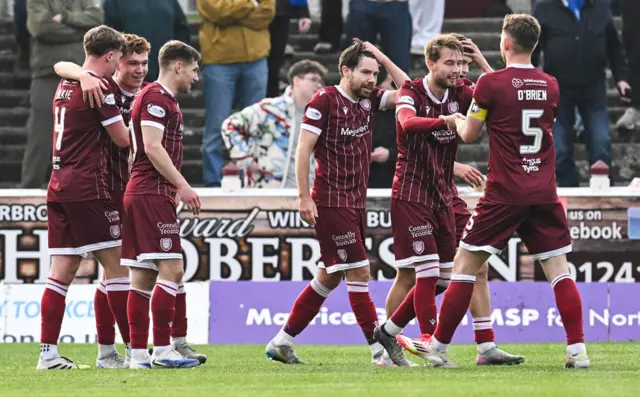 Arbroath came from behind to beat St Johnstone 3-1