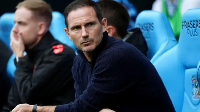 Frank Lampard on the bench