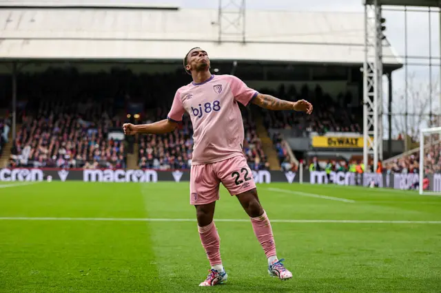 Eli Kroupi celebrating a goal
