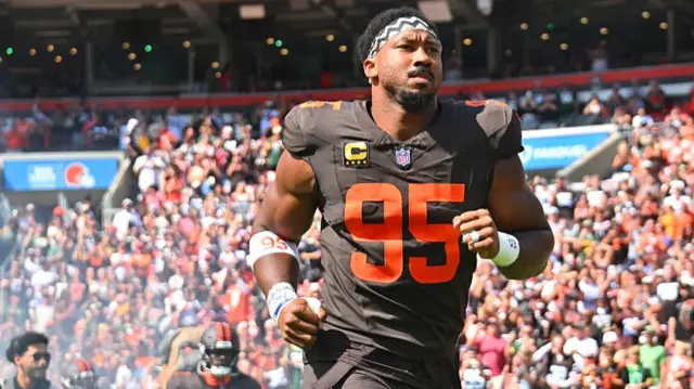 Myles Garrett of the Cleveland Browns