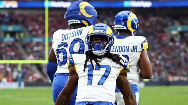 Davante Adams at NFL Wembley