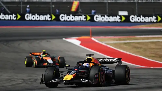 Verstappen leads