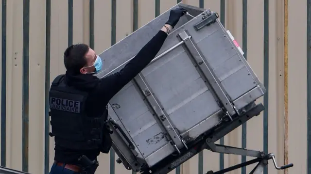 The basin of the ladder has been forensically checked by authorities for clues