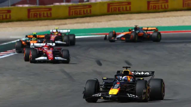 Verstappen leads