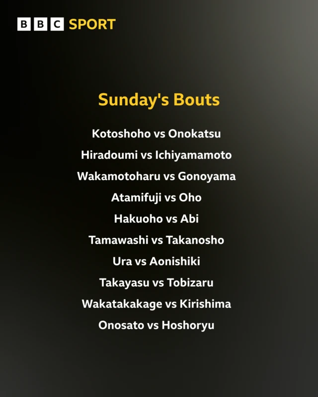 Sunday's Bouts