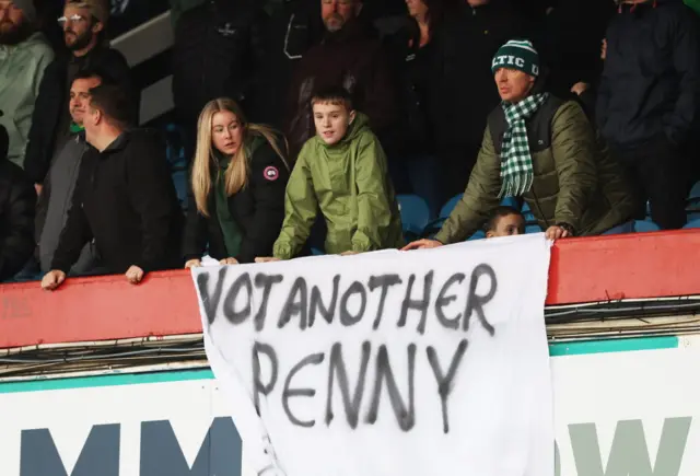 Celtic fans at Dens Park