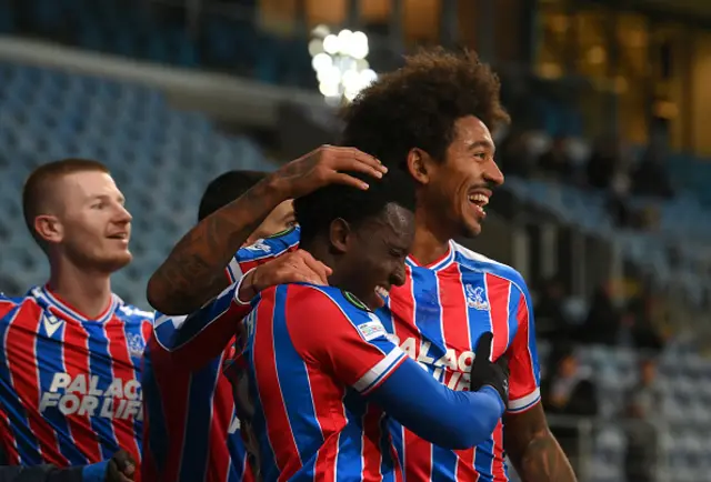 Eddie Nketiah of Crystal Palace celebrates