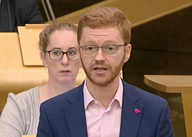 Scottish Greens co-leader Ross Greer