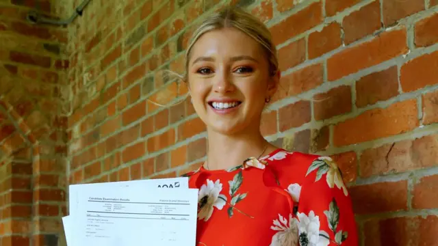 Paloma Shemirani - seen here getting her A-level results in 2019
