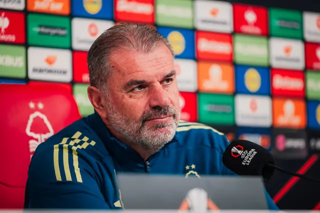Ange Postecoglou looks on