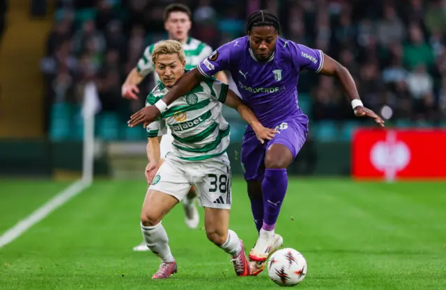 Daizen Maeda in action for Celtic