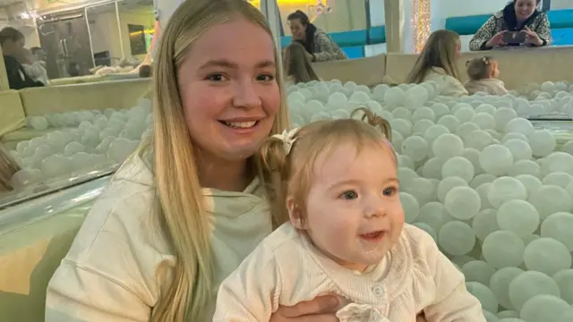 Courtney Paterson and baby Aubrey