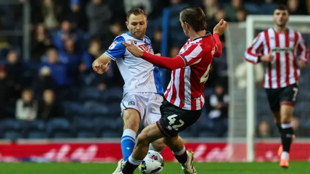 Blackburn v Sheffield United match action