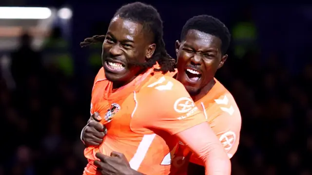 Brandon Thomas-Asante celebrates scoring