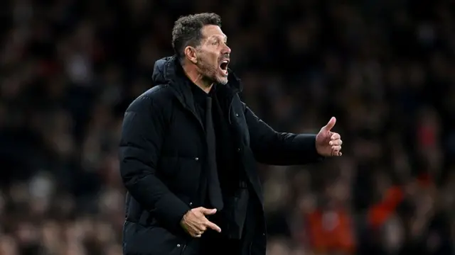 Diego Simeone managing Atletico Madrid