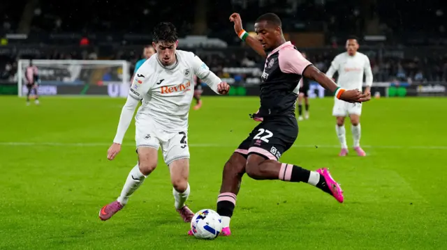 Swansea v QPR match action