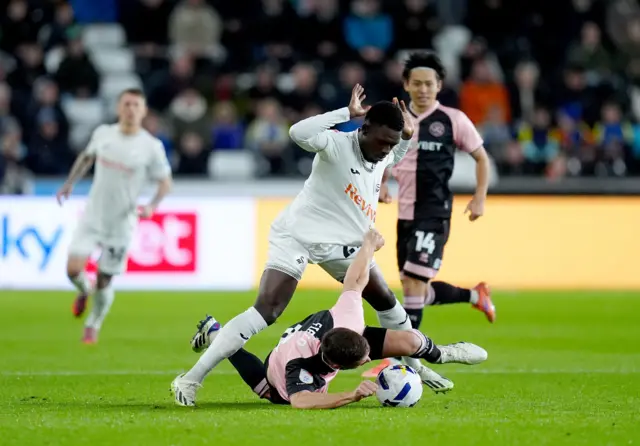 Swansea v QPR match action